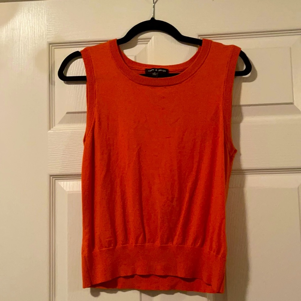 Orange tank top